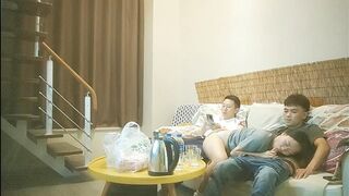 【换妻极品探花】今晚黑皮单约小情侣20岁！口射，金丹加持，绿帽男拍摄，刺激